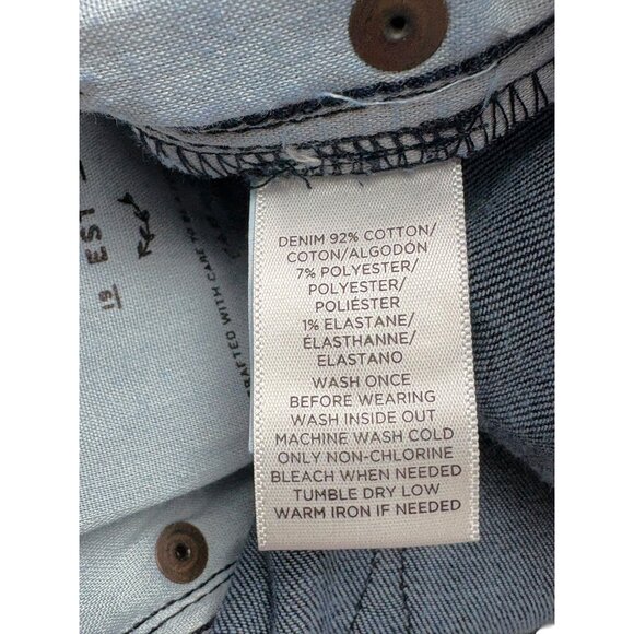 Loft Ann Taylor Dark Wash Mid Rise Stretch Flare Jeans - Picture 8 of 10